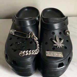 Croc & designer inspired sandal.